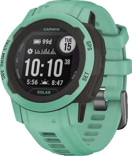 Смарт-часы Garmin Instinct 2S Solar Tactical,  20мм,  1.3",  мятный/черный/мятный [010-02564-02]